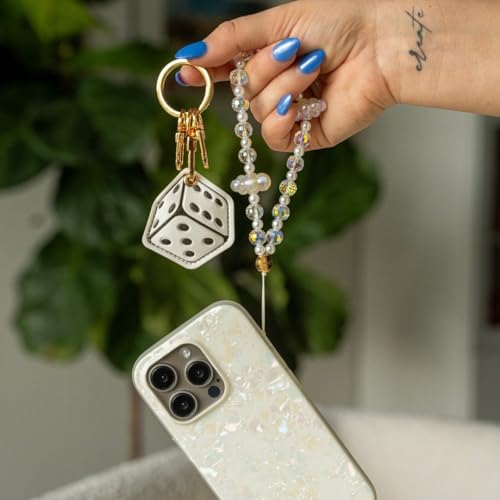 Image of Sonix Keychain Case Compatible with Apple AirTag | Protective Cover Keychain for AirTags | Dice