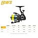 Lew's Crappie Thunder Spinning Fishing Reel, 2 Bearing System, Size 50 Reel, 5.0:1 Gear Ratio, Right or Left-Hand Retrieve, Crappie Thunder Green