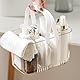 Mimdixy Shower Caddy Basket,Clear Plastic Basket with Handle Washing Supply Storage Organizer Shower Caddy Bins Organizer for Bathroom