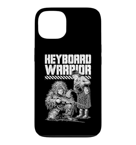 Keyboard Warrior Funny Ghillie Suit FPS �~���^���[ �Q�[�}�[ �X�}�z�P�[�X iPhone 13 �p