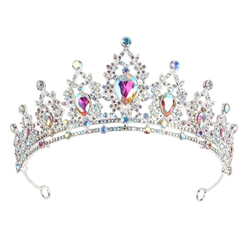 Couronne Princesse pour Femme, Diademe Femme Élégant pour Anniversaire
