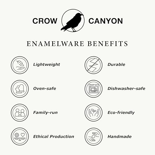 Crow Canyon Home Enamelware Loaf Pan, 9 x 5 inches, Grey/White Splatter by Crow Canyon Home - Image 3