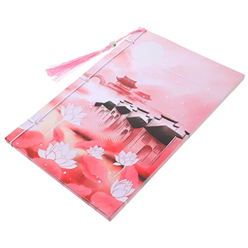 STOBOK 2 Pçs De Papel De Caderno Antigo Borlas De Arame Bonito