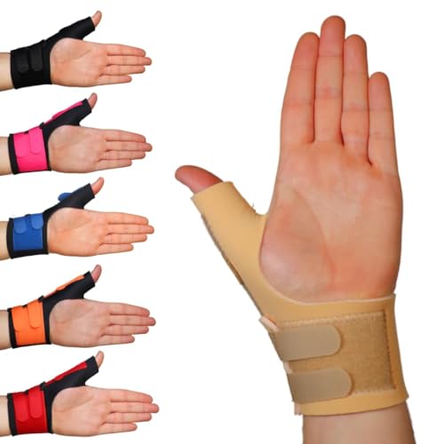 Solace Bracing Cool-Flow Max Thumb Support (6 Colours) - #1 British Made & NHS Supplied Advanced Thumb Spica Splint Brace for Arthritis Tendonitis RSI Trigger Thumb & More - Beige OSFM Right