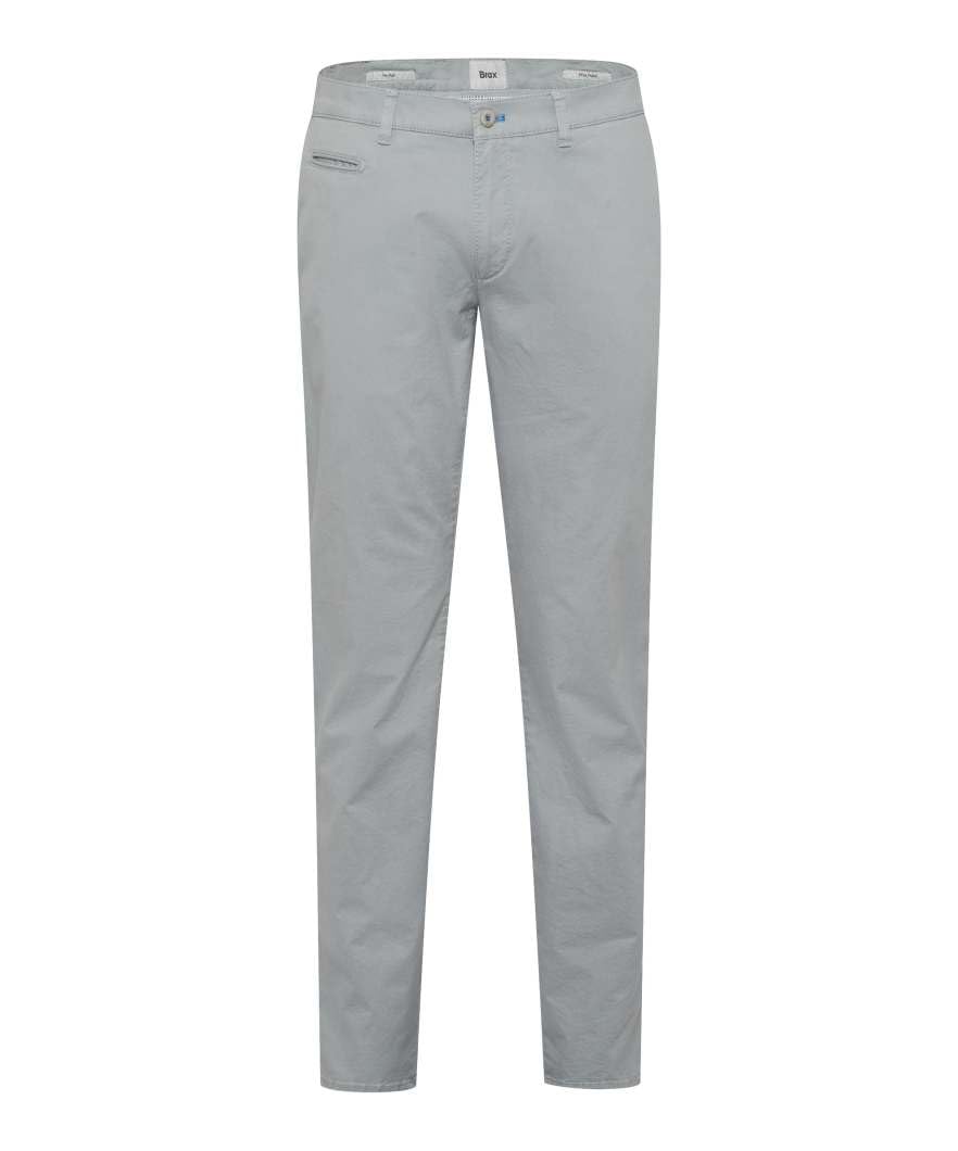 BRAX Men's Style Fabio in Hi-Flex Structure Chino Trouser, Platinum, 32 W/32 L