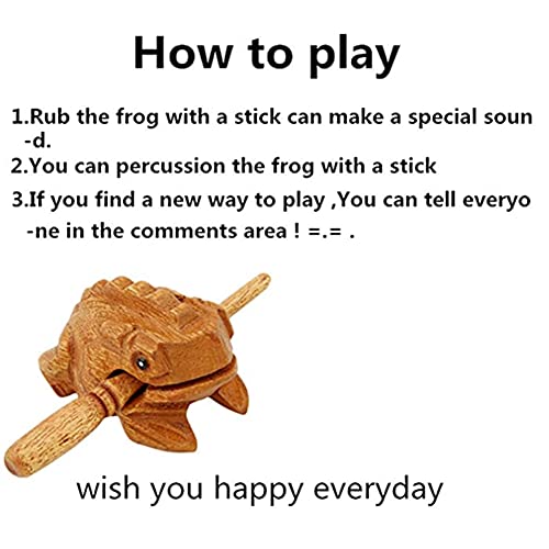 Gallaxy Slaginstrumenten hout kikker Guiro Rasp muziekinstrument geluid blok - Image 8