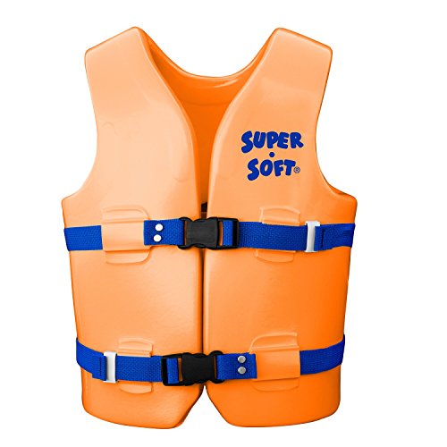 TRC Recreation Kids Super Soft USCG Vest, M - Orange Breeze, New