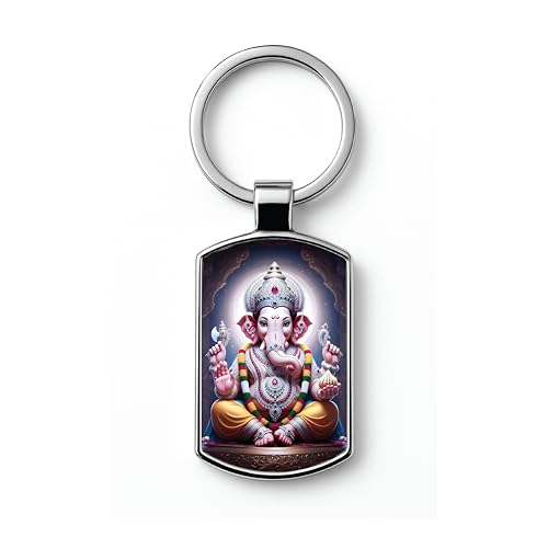 Image of Premium Printed Metal Keychain for Men & Women | High-Definition Artwork Print | Durable Key Ring for Car, Bike, Home & Office Keys | Stylish Decorative Key Holder Gift