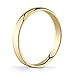SKAHFIS 10k Yellow Gold Light Comfort Fit 3mm Wedding Band Size 9