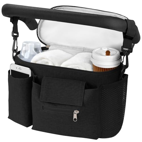 HOTUT Borsa Passeggino Borsa Organizer, Qrganizer per Passeggino con Tasca