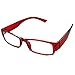 Produktbild leichte kompakte Lesebrille Lesehilfe mit Federbügel in vier Farben von +1,0 +1,5 +2,0 +2,5 +3,0 +3,5 Lesebrillen (Rot, 1.5)