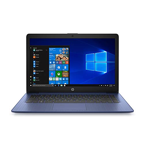 Hp 2021 Stream 14" Hd Sva Laptop Computer, Intel Celeron N4000 Processor, 4Gb Ram, 64Gb Emmc Flash Memory, Webcam, 1-Year Office, Intel Uhd Graphics 600, Win 10S, Royal Blue, 128Gb Snowbell Usb Card #TOP1