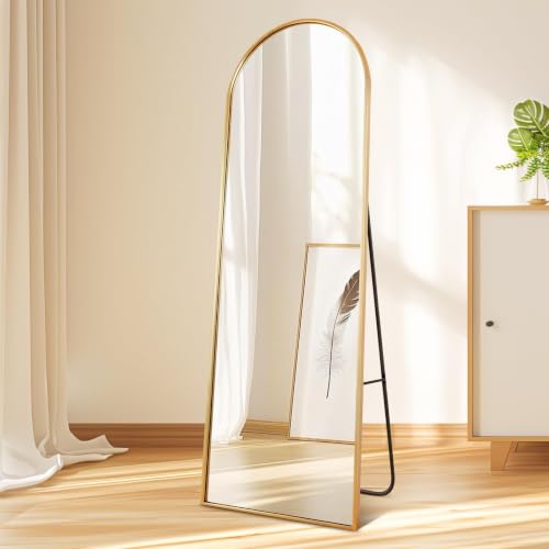 CUCZUUS 64x21inch(161x52cm) Gold Floor Full Length Mirrors by CUCZUUS - Used condition - CA$68.71