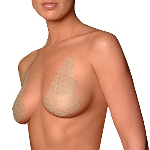 Braza Reveal Disposable Adhesive Bra, 5 Pair,Beige,One Size