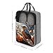 Flowers And Birds Shoe Bags for Travel Water-Resistant Shoes Pouch with Handle Fashion Shoe Organizer with Zipper Closure Portable Sneaker Carrier for Men & Women Daily Use