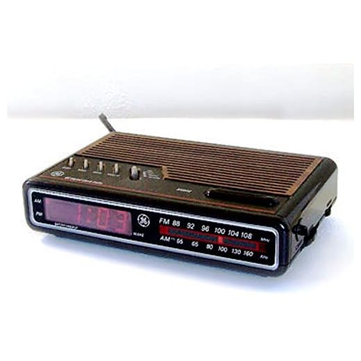 GE FM/AM Electronic Digital Clock Radio 7-4612