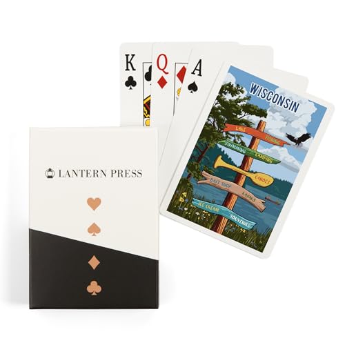 Baraja de Poker Lantern Press Wisconsin 52 cartas
