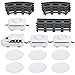 Toys: Plastic for Dining Table, Interactive Rotating Railway Playset, Electric Track for Under Christmas Tree - Perfect for Kids Boys Girls (White)
