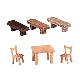 HUAXIUZH Juego de 2 figuras de jardín de hadas en miniatura, accesorios de