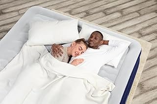 Bestway Tritech Air Mattress King Raised 24" with Built-in AC Pump