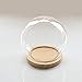 SODIAL Campana de Cristal Decorativa con Piso de Madera, contenedor de Vidrio...