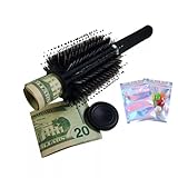Hairbrush Combo With Diversion Safe. Stash Container And Theft Control. Hidden Container Hairbrush W