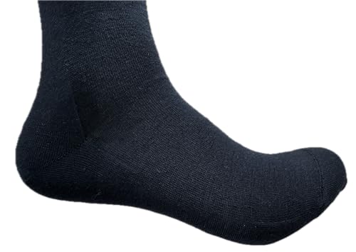 ULLMYS Herren Merino Wollsocken Schwarz 3 Paar Größe 43/46 – Bild 3