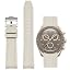 Beige beige lines(silver buckle)