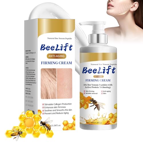 EHAUTO BeeLift Anti-Aging Firming Cream, 2025 New Professional Bee Venom Skin Firming Wrinkle Reducing Cream, 24-Hour Moisturizing Body Paste, Restore Elasticity for All Skin Types (1pcs)