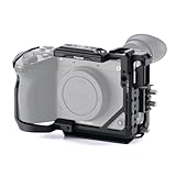 【Compatible EVF】La conception parfaite de cette cage permet d'accéder à tous les ports et fonctions, y compris l'EVF de la caméra, tandis que sa conception modulaire garantit la prise en charge d'une gamme d'accessoires d'origine tels que la poignée supérieure Sony XLR.