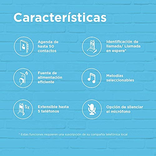 Motorola C1002lb+ Teléfono Fijo Inalámbrico Pack Duo Con Manos Libres - vue 6