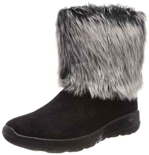 Skechers On-the-go Joy Botas Altas Mujer, Negro (Black Suede/Textile Bbk), 39 EU (6 UK)
