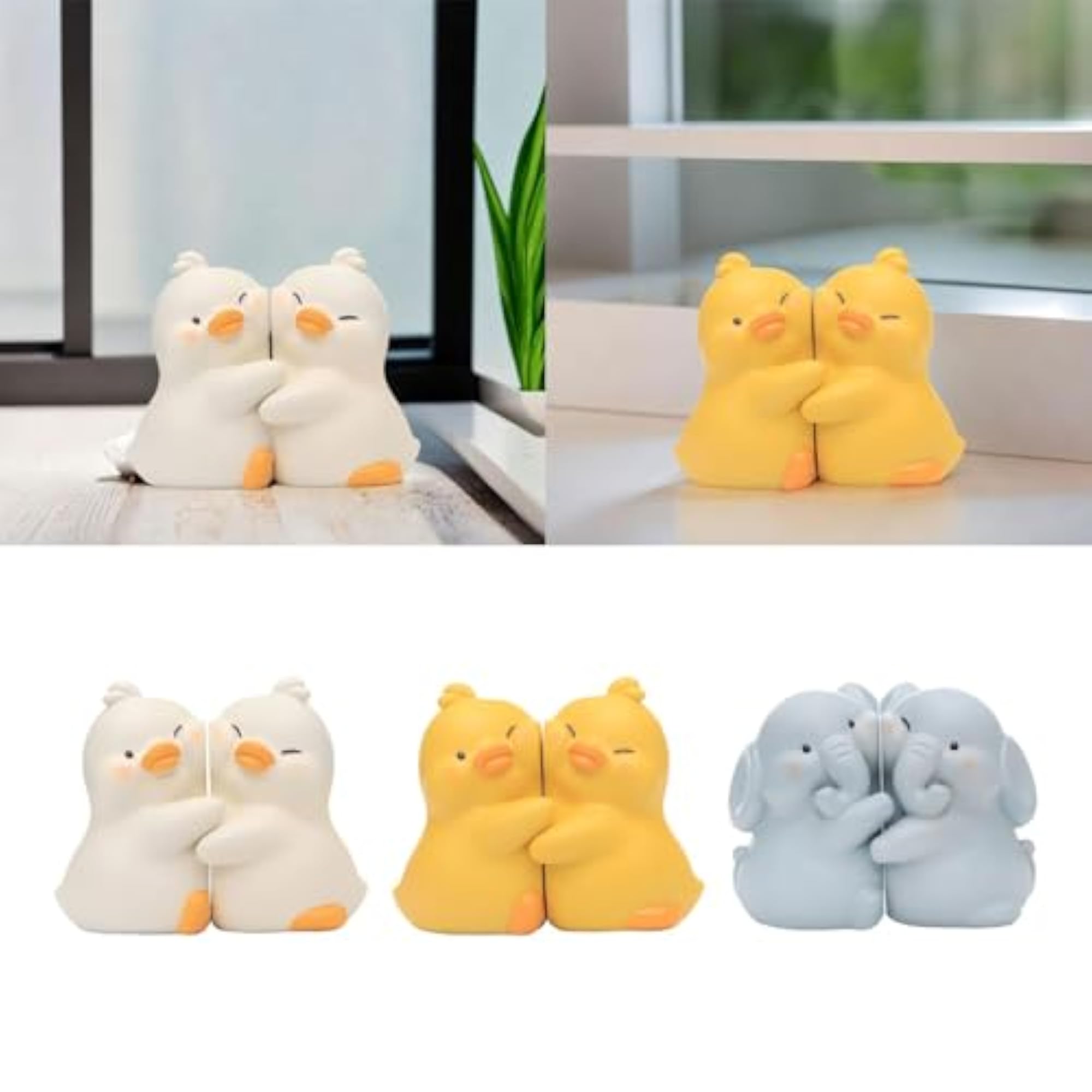 Decorative Bookends, Resin Modern Office Home Decor Book Organizer
