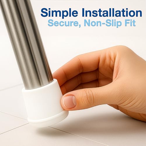 Image of SoftTouch Rubber Leg Tip (4 Piece), 1 inch, White
