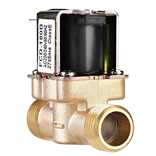 Électrovanne en laiton 3/4 et 1/2 pouces normalement fermée pour contrôle de l'eau - 4