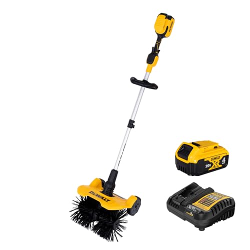 DEWALT 20V Battery Power Broom Sweeper, Cordless Electric Walk Behind Push...