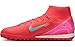 Nike Mercurial Superfly 10 Academy TF High-Top Soccer Shoes (FQ8331-800, Ember Glow/Aurora Green) Size 10.5