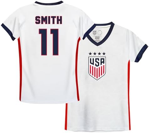 Icon Sports Officially Licensed US Women's National Soccer Team Game Day Shirt - Girls