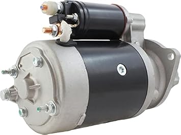 New 12V Starter Compatible with Mahindra Tractor 4005 4025 4525 475 5005 5500 575 6500 4 Cyl Dsl 2.0L-3.5L Replaces 26024070A 26025115 26025115A 123344R91 5558084R91 005558084R91 23300-95006 26M251