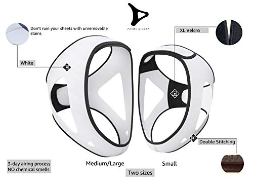 image for PrimeSiesta: Anti Snore Chin Strap for CPAP Users - Snore Stopper & CP