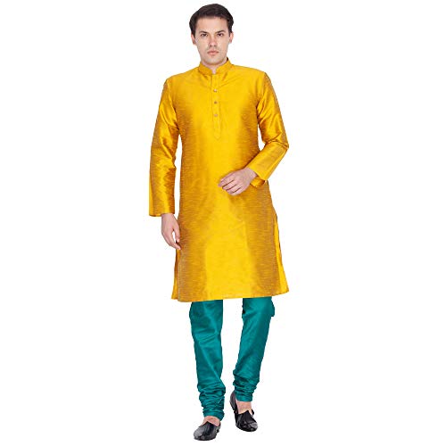Image of VASTRAMAY Men's Cotton Regular Fit Kurta