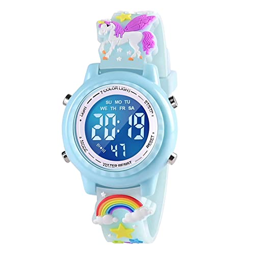 Image of VAPCUFF Kids Gifts for Girls Age 3-7, Fun Watches for Toddlers - Blue