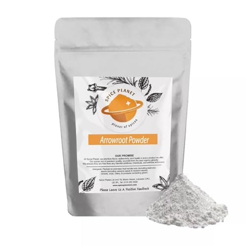 Arrowroot Powder | Pure Starch | Flour | Premium Quality Spice Planet Free P&P UK (50g)