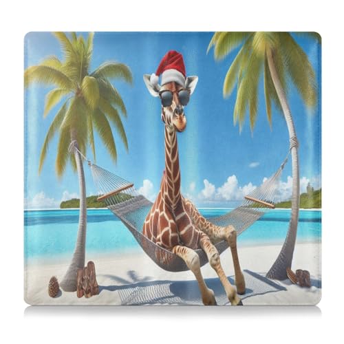 Bolsa multiuso cuero Beach Giraffe miniatura 1