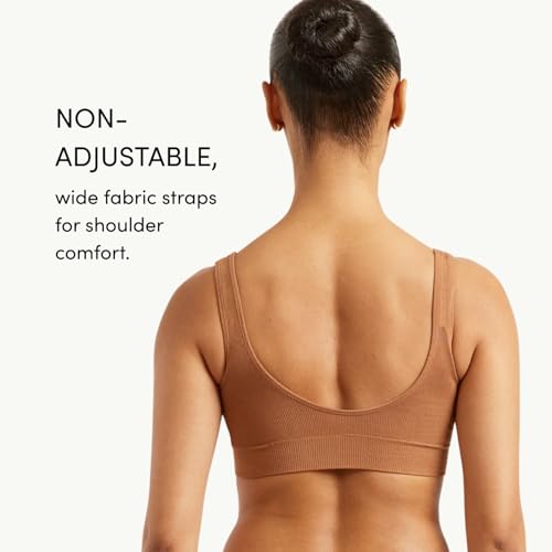 Image of Boody -Seamfree Crop Bra -Seamless Bralette -No Padding, Clips, Fastenings, Wires -Bamboo Viscose -Low-Medium Support Pull-On