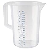 🔝 MATERIAL: Este vaso medidor está fabricado en polipropileno. El polipropileno es un plástico que aporta dureza, elasticidad y resistencia al calor como propiedades positivas. Además, el plástico es apto para el microondas.