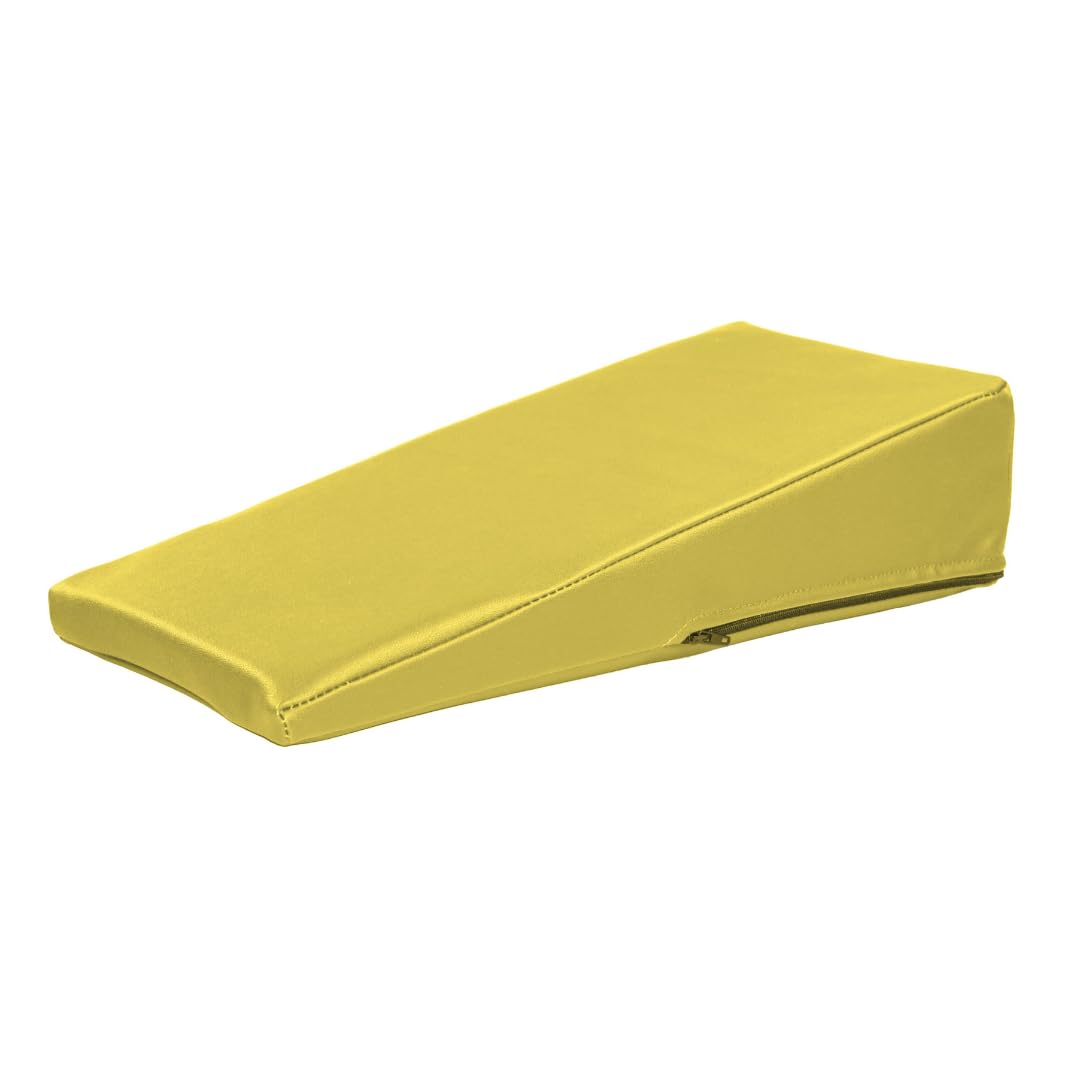 Cuña de apoyo para brazo, color amarillo, 50 x 20 x 10/2 cm