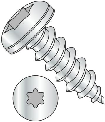 #10 x 3/4" Type AB Self-Tapping Screws/Six-Lobe/Pan Head/Steel/Zinc (Carton: 6,000 pcs)