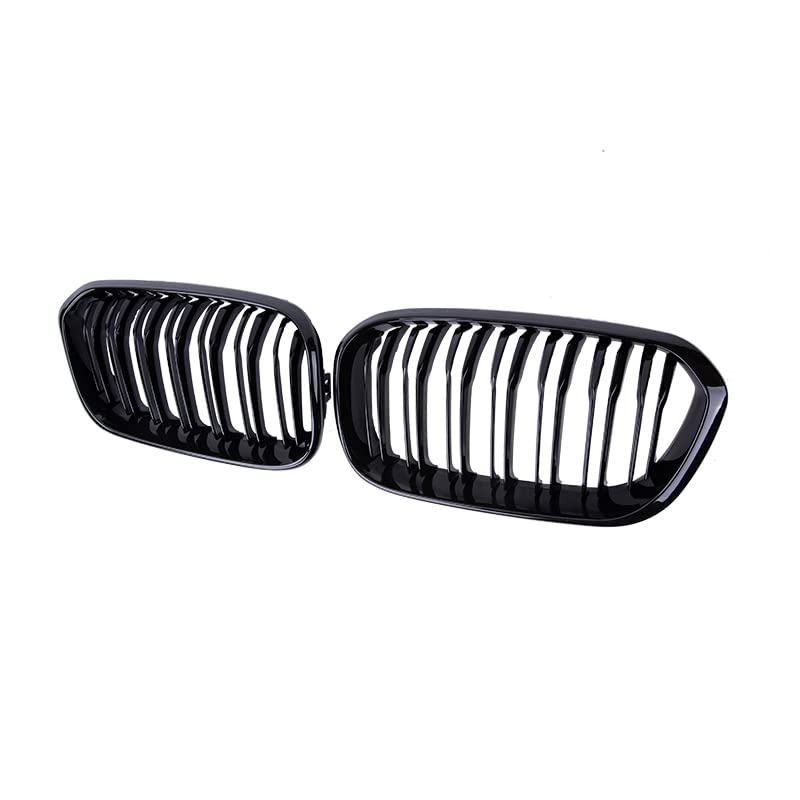 Grille de calandre avant pour BMW Série 1 F20 F21 LCI 2015-2017 noir brillant