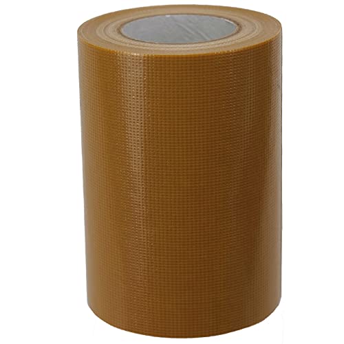 Image of Super Strong Duct Tape 4 Inch x 32 Feet Multi-Purpose Heavy Duty Waterproof Duct Tape for Crafts & Home Improvement, Tan